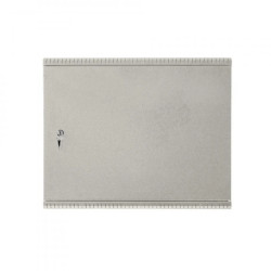 Szafa wisząca 19 6U/600mm drzwi pełne otwierane boki RAL 7035 BOCK-019-060-600-DP-S