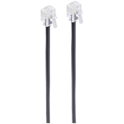Shiverpeaks BS70090 Network Cable RJ11 6p4c Plug Black 10m
