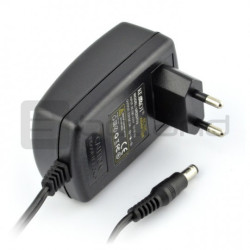 Zasilacz impulsowy 12V/2A - wtyk DC 5,5/2,5mm