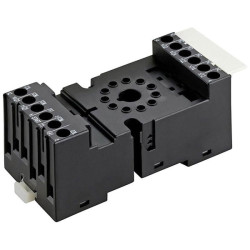 Finder 93.63.0.240 series Relay Socket with LED EMC suppressor blue