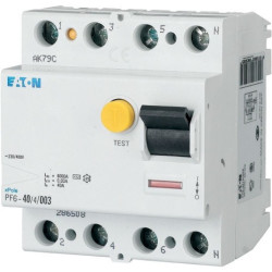 P304 25A 30mA AC wył.r-pr. EATON PF6-25/4/003