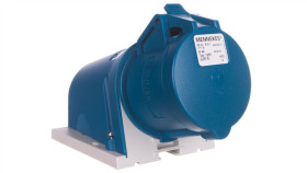 Gniazdo Naścienne 1-Częściowe 32A 3P 6H 230V Ip44 Zaciski Bezśrubowe Men1346