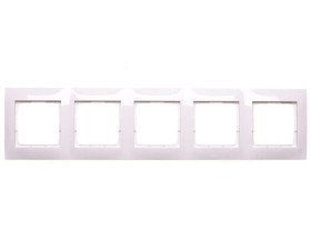Simon 54 Premium Ramka pięciokrotna biała /do karton-gips/ DRK5/11