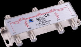 Rozgałęźnik Splitter 5-2450 MHz 6-drożny Cabletech