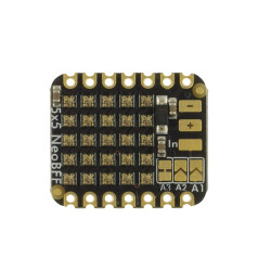 5x5 NeoPixel Grid BFF Add-On - moduł z wyświetlaczem matrycowym LED RGB 5x5 dla QT Py i Xiao