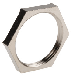 Nakrętka do dławnic kablowych gwint: PG21 Mosiądz platerowany niklem , kolor: srebrny Lapp