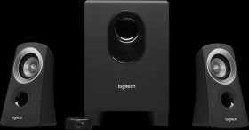 980-000413 Logitech 2.1 Speaker System, black