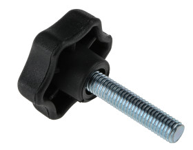 Pokrętło mocujące M8 długość gwintu: 35mm średnica pokrętła 40mm średnica gwintu: 8mm Z wieloma pokrętłami Kołek