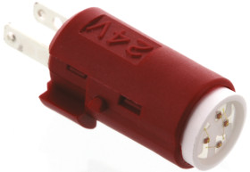 Lampka kontrolna Czerwony 24V dc LED