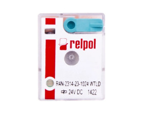 Przekaźnik przemysłowy 4P 6A 24V DC AgNi/Au R4N-2314-23-1024-WTLD 860633