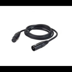 Przewód XLR/XLR DMX512, 3 pin, 1 m