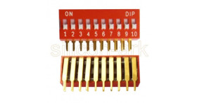 DIP switch, 10-way (MCDA10) - Multicomp