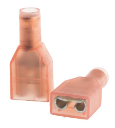 Konektor płaski Żeński 6.35 x 0.81mm długość 21.5mm Izolacja: Izolowane Cyna