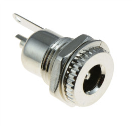 Metal 2.5mm Female Socket DC Connector