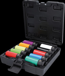 515.0890 1/2" special aluminium rim power socket wrench set, 10 pieces