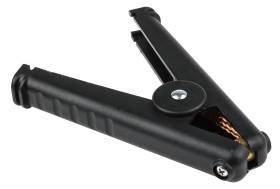 Zacisk krokodylkowy 400A izolowany 41mm Czarny Mueller Electric