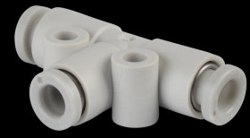 T-connector, 3x Ø 4 mm