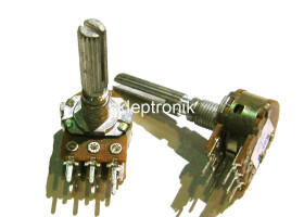 Potencjometr 30mm 2x 50K ohm A 30Q logaryt.odcz
