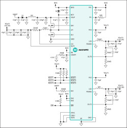 Step-Down Controller with Dual 2.1MHz Step-Down DC-DC Converters