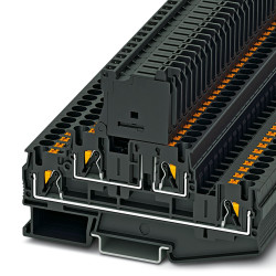 Modularna kostka styków Phoenix Contact poziomy: 1 24 → 10AWGWciskane PTTB 4-HESILED 24-EX(5X20) 500 V