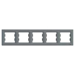 ASFORA Ramka 5-krotna pozioma stal EPH5800562