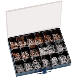 Affix Copper/Aluminium Sealing Set In Steel Case - 650 Piece