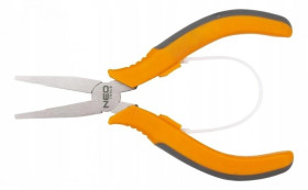 Szczypce prec. płaskie ząbkowane 130mm NEO /6