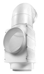 Hybrydowy sytem wentylacji AWENTIS fi125 AW125