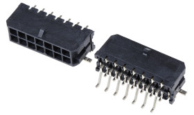 Wtyk PCB 14-pinowe raster: 3.0mm 2-rzędowe Molex Montaż powierzchniowy 5.0A 250.0 V.