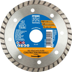 PFERD 68012222 Diamond Disc 125mm high separation performance 1 pc