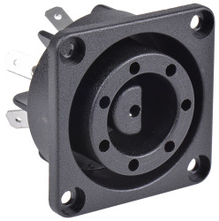 Złącze zasilające Gniazdo Montaż na panelu 8 250 V AC Bulgin