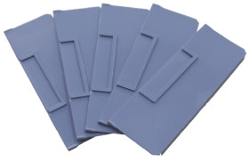 Przegródka do organizerów Od przodu do tyłu Niebieski for use with Pojemnik na półki 234 X 90 mm RS PRO