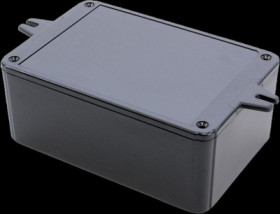 ABS enclosure, (L x W x H) 150 x 100 x 60 mm, black (RAL 9005), IP54, RL6435-FBK