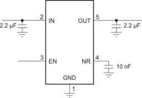 200-mA, negative, adjustable low-dropout voltage regulator with enable