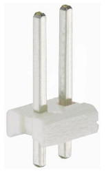 Złącze szpilkowe 2-pinowe MTA-156 raster: 3.96 mm Prosty 1-rzędowe TE Connectivity Otwór przelotowy600 V Bez osłony