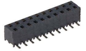 Gniazdo PCB 20 -pinowe 2 -rzędowe raster: 2mm Pazur Tiger Proste Przewlekany