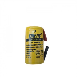 Akumulator KINETIC SC NiCd 1.2V 2000mAh 22,2x42,6mm N2000SC1L