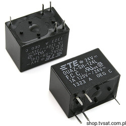 OUAZ-SH-124L 4-1419145-8 Relay 24V 1A Ri=2.7kOh THT TE-CONN