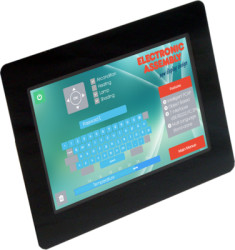 TFT display, 5"/12.7 cm, with touch function, 800 x 480, EA UNITFT050-ATC