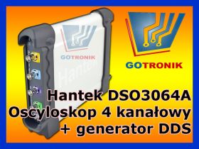Oscyloskop cyfrowy USB DSO3064A produkcji Hantek + generator funkcyjny DDS