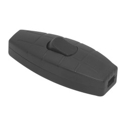 Włącznik przelotowy na kabel PP13 230V 2,5A 2-poz 2-tor 2xNO czarny / 97-012