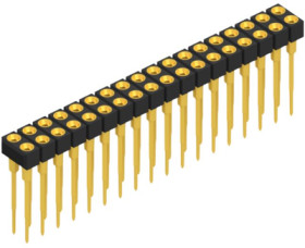 Socket header, 36 pole, pitch 2.54 mm, straight, 10042091