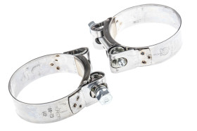 Opaska zaciskowa średnica wew 68 → 73mm śrubowa MIKALOR ze stali nierdzewnej szerokość 25mm