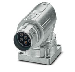 Złącze wielostykowe przemysłowe 7-pinowe M17 Montaż przedni Gniazdo Phoenix Contact