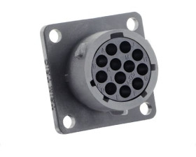 Złącze wielostykowe przemysłowe 12-pinowe Montaż na kablu Gniazdo Souriau Sunbank by Eaton