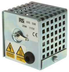 Grzejnik do szaf sterowniczych 110V ac 20W RS PRO