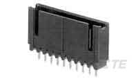 Listwa stykowa PCB 10-pinowe AMPMODU raster: 2.54 mm Pionowy 1-rzędowe TE Connectivity Płyta750 Vrms W osłonie