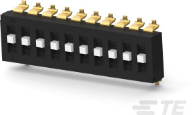 Przełącznik DIP 10-pozycyjny SPTT. SMD 25 przy 24 ma przy V dc