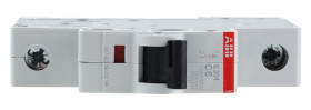 Wyłącznik nadprądowy MCB, Typ C, 1-biegunowy, 6A, 253V, 72V, na szynę DIN, ABB S201-C6, S200