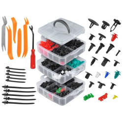 Spinki samochodowe - zestaw spinek 726 szt.